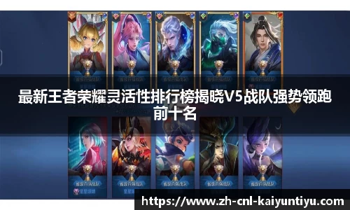 最新王者荣耀灵活性排行榜揭晓V5战队强势领跑前十名